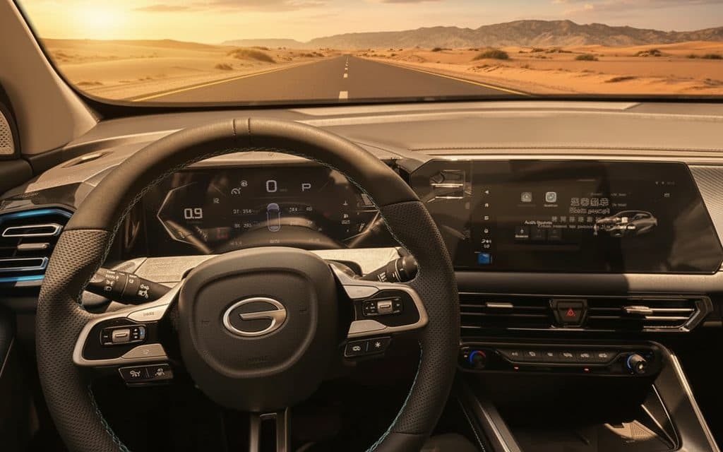 Gac Gs3 2024 dashboard and infotainment