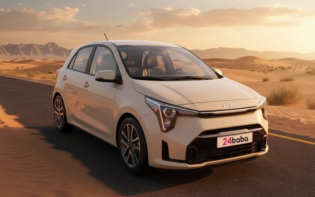 Kia Picanto 2025 Beige - rental in Dubai