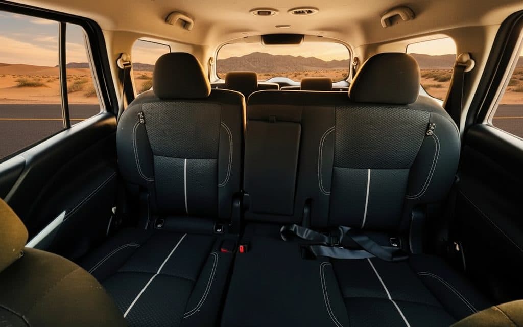 Nissan X Terra 2023 leather seats and cabin