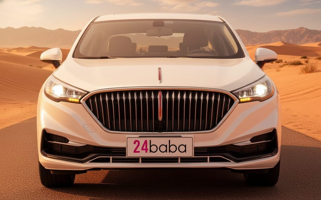 Hongqi H5 2025 White rental in Dubai