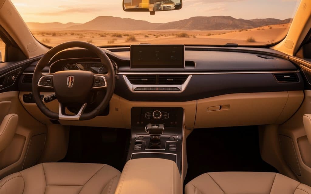 Hongqi H5 2025 dashboard and infotainment