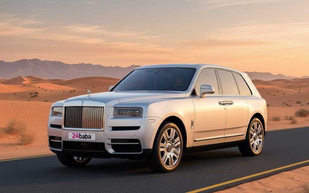 RollsRoyce Cullinan 2020 Silver rental in Dubai