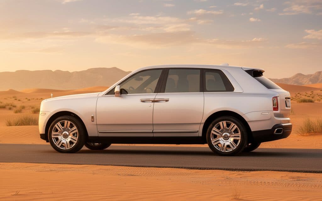 RollsRoyce Cullinan 2020 Silver side profile