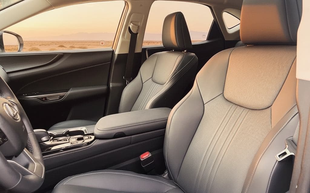 Lexus Nx 2022 leather seats and cabin