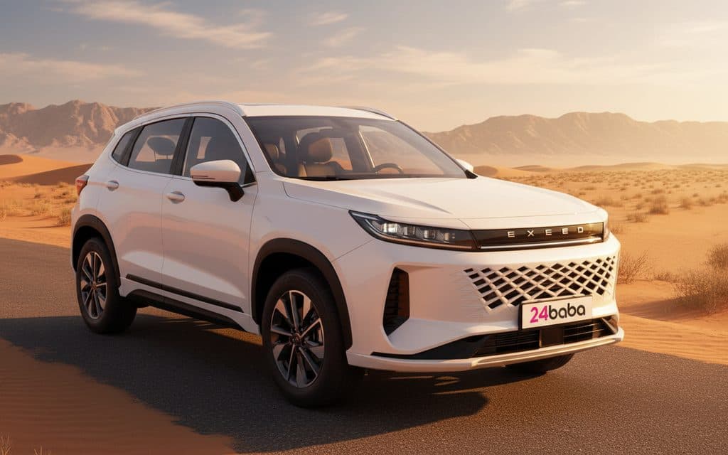 Exeed Lx 2025 White rental in Dubai