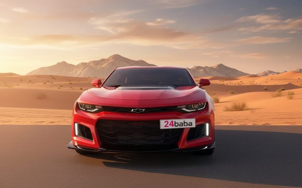 Chevrolet Camaro 2020 Red front view with headlights