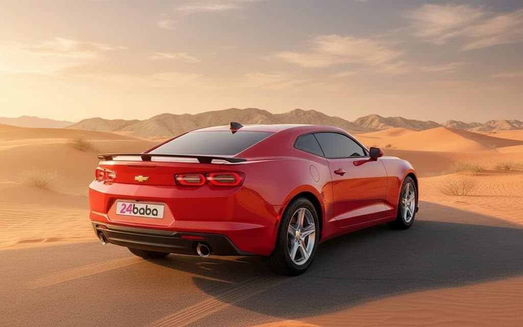 Chevrolet Camaro 2020 Red rear view showing taillights