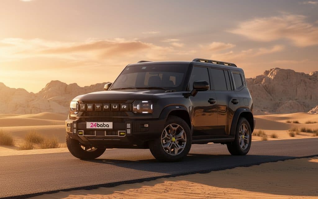 Jetour T2 2024 Black rental in Dubai