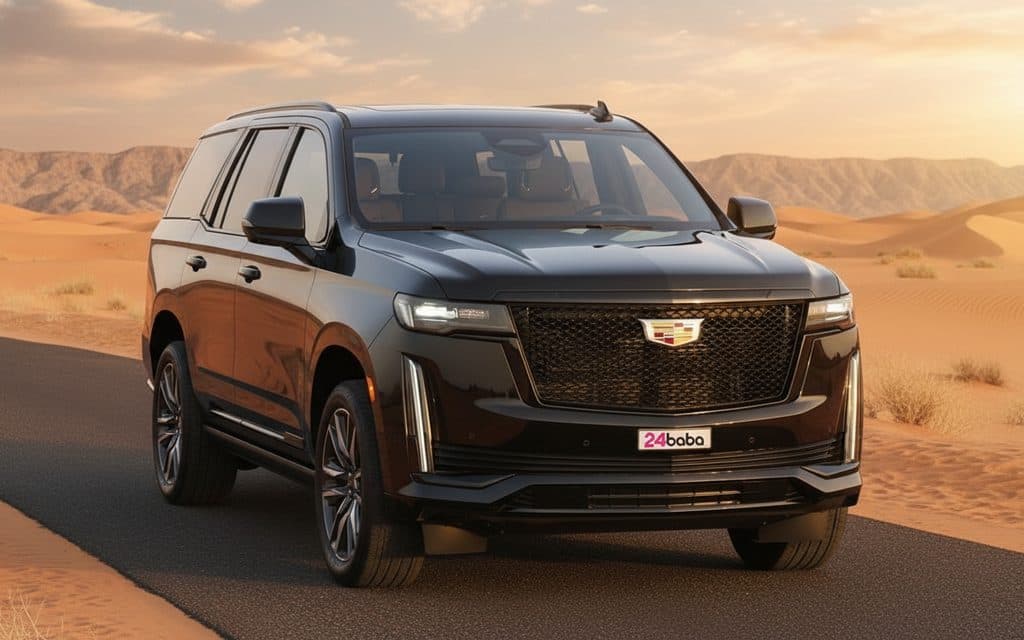 Hire Cadillac Escalade 2023 Black in Dubai