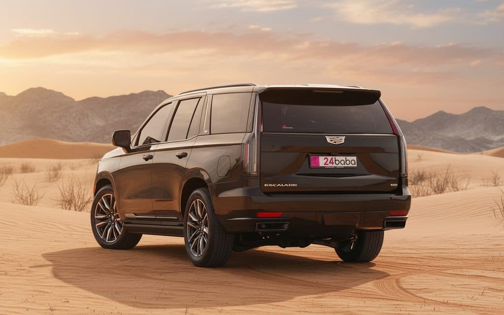 Cadillac Escalade 2023 Black side profile