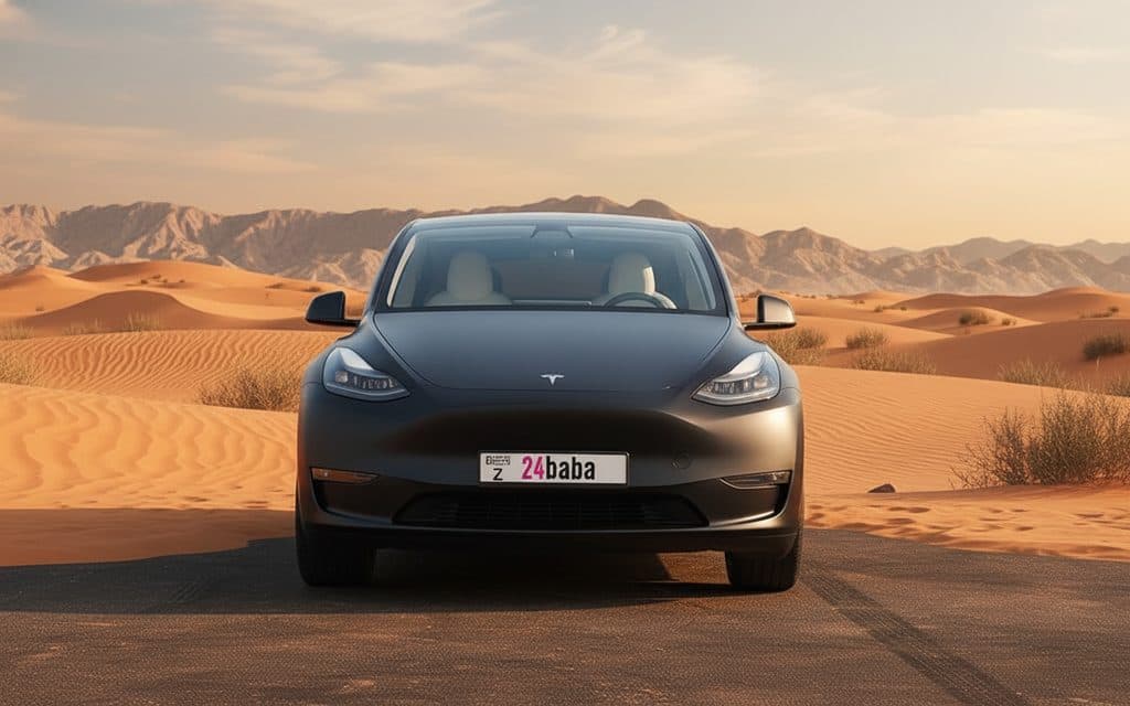 Tesla Model Y 2023 Black - rental in Dubai
