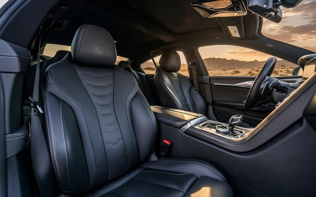 Bmw 840 2020 leather seats and cabin