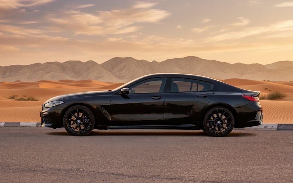 Bmw 840 2020 Black side profile