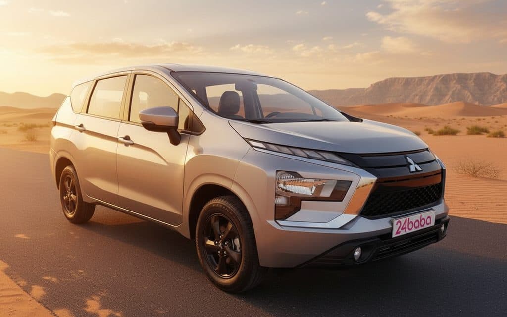 Hire Mitsubishi Xpander 2025 Silver in Dubai