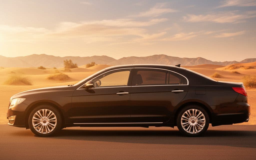 Hongqi H7 2025 Black side profile