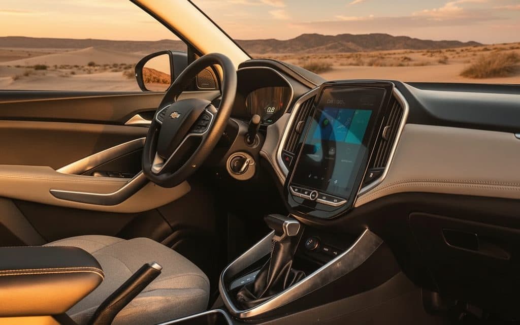 Chevrolet Captiva 2024 interior view showing trim