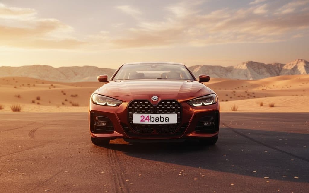 Bmw 430 2023 Red rental in Dubai