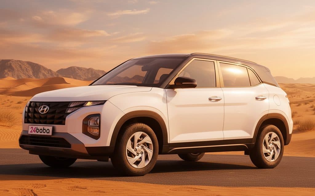 Hire Hyundai Creta 2023 White in Dubai