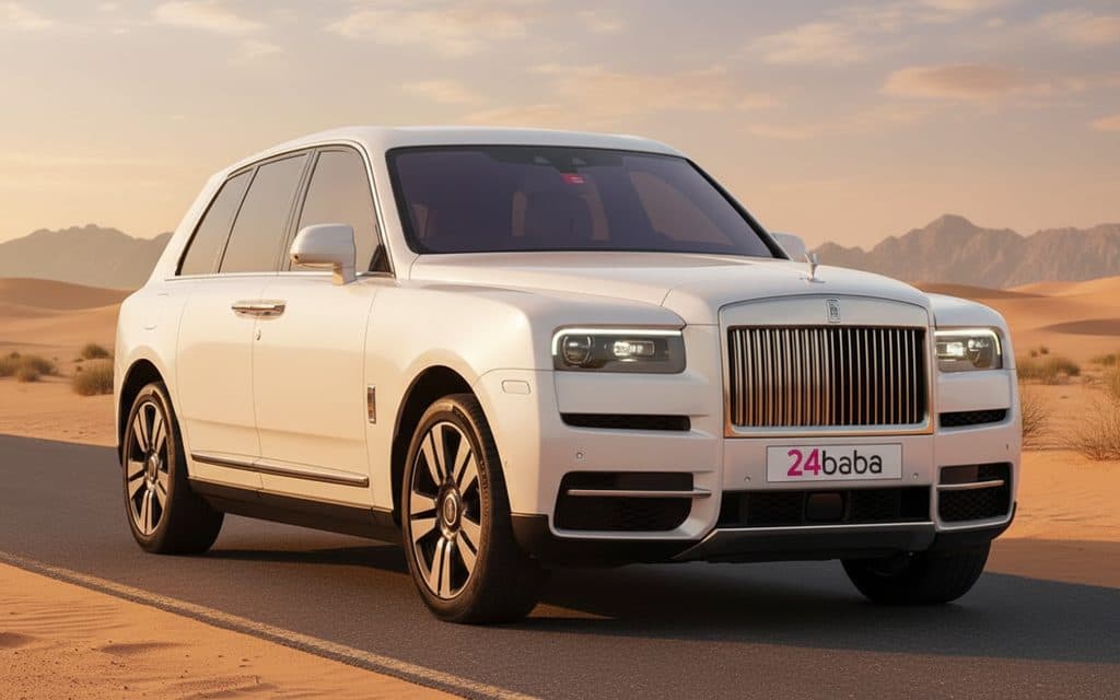Rent Rolls-Royce Cullinan 2021 White in Dubai