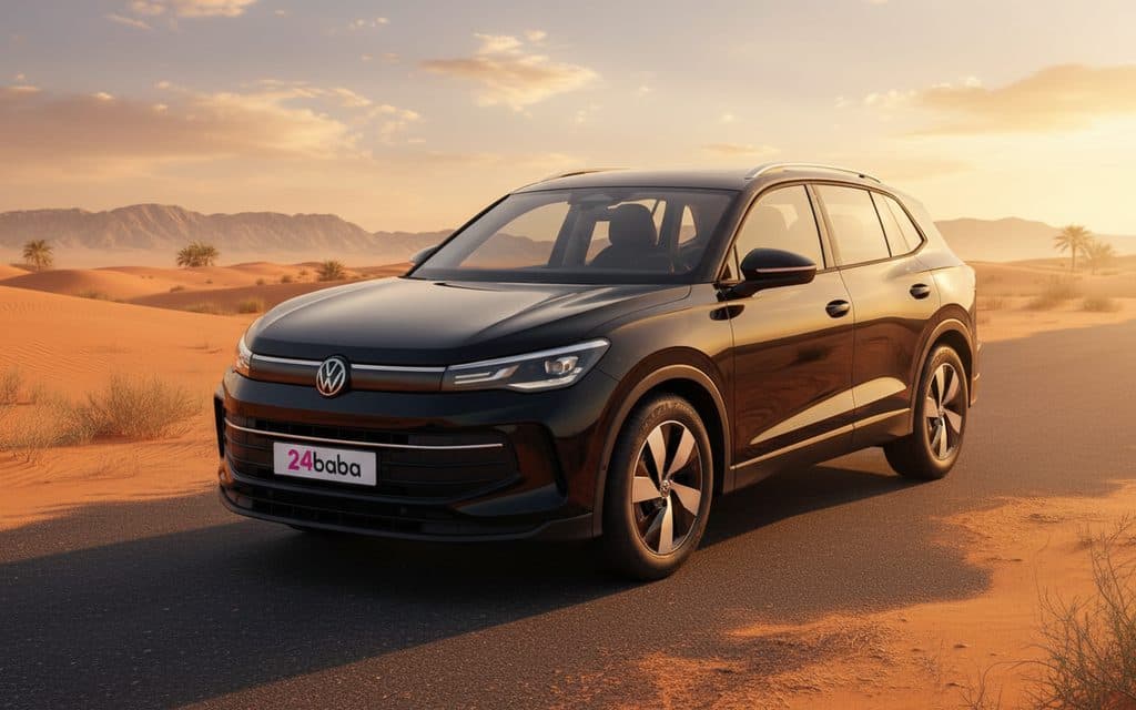 Hire Volkswagen Tiguan 2025 Black in Dubai
