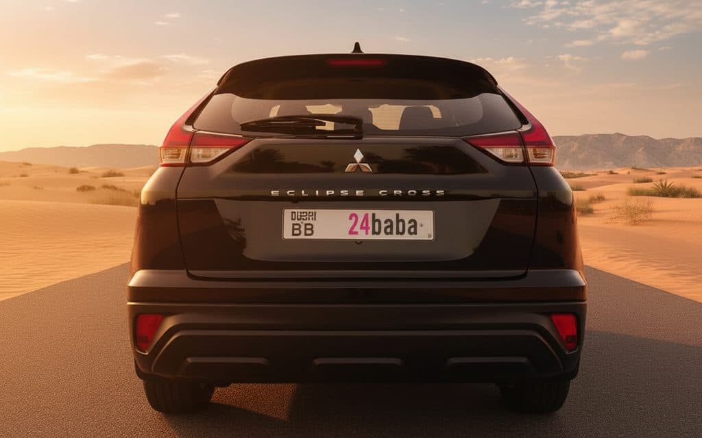 Mitsubishi Eclipse 2025 Black rear view showing taillights