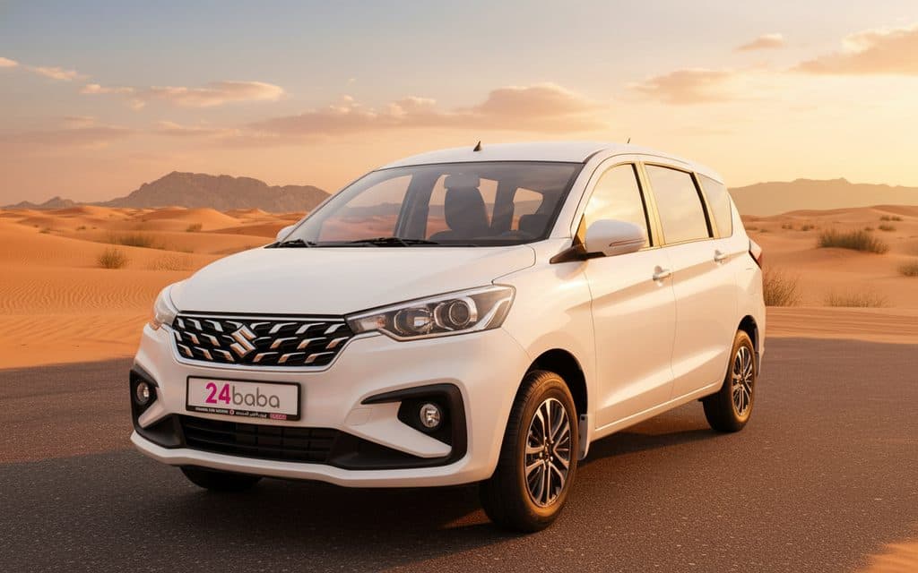 Hire Suzuki Ertiga 2023 White in Dubai