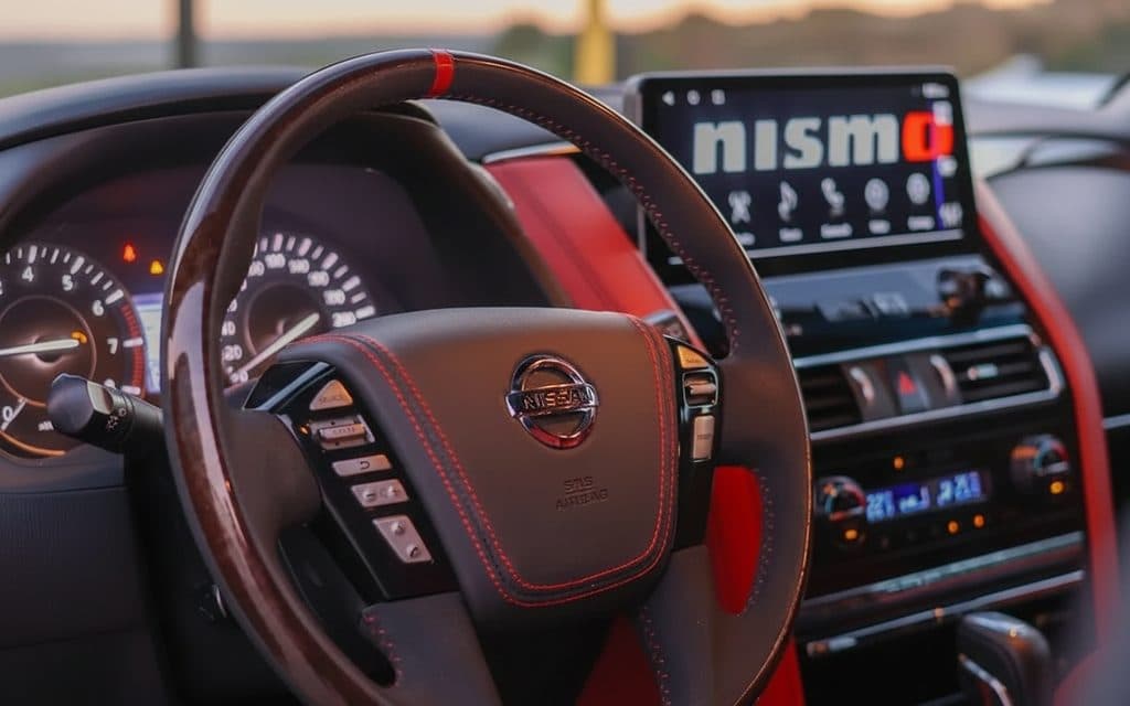 Nissan Patrol 2020 interior view showing trim