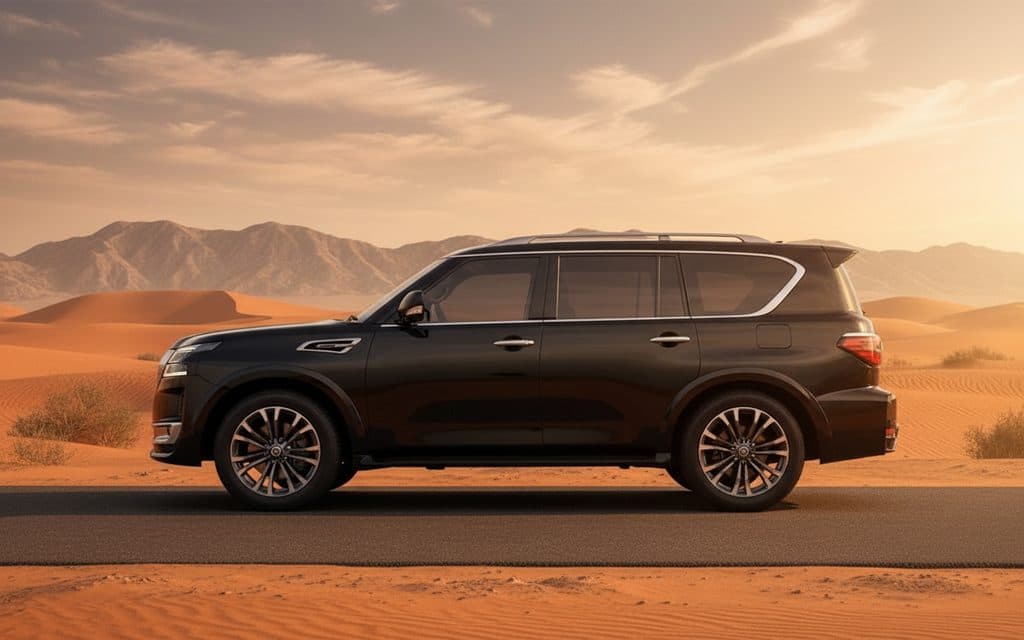 Nissan Patrol 2020 Black side profile
