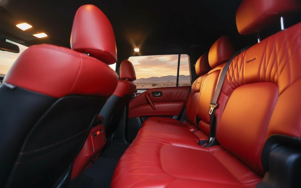 Nissan Patrol 2020 leather seats and cabin
