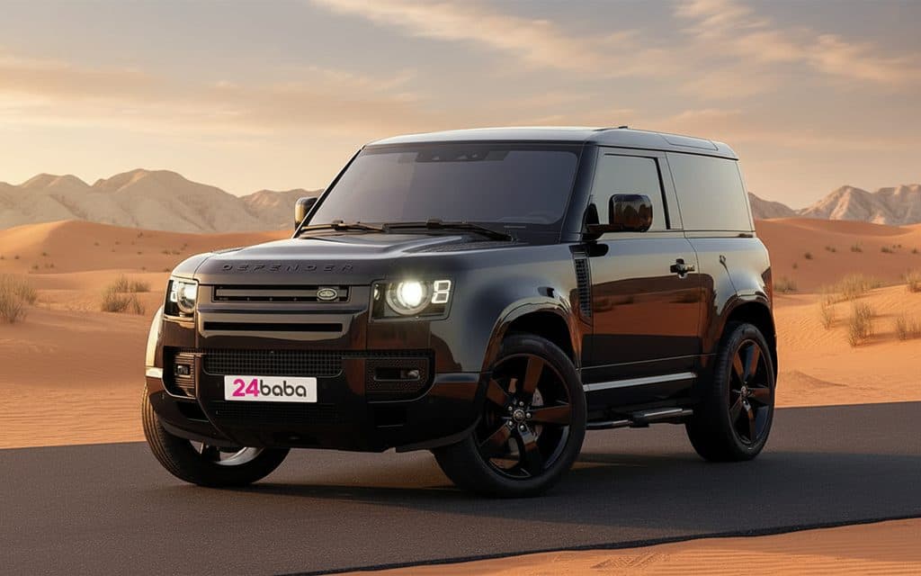 Hire Land Rover Defender 2023 Black in Dubai