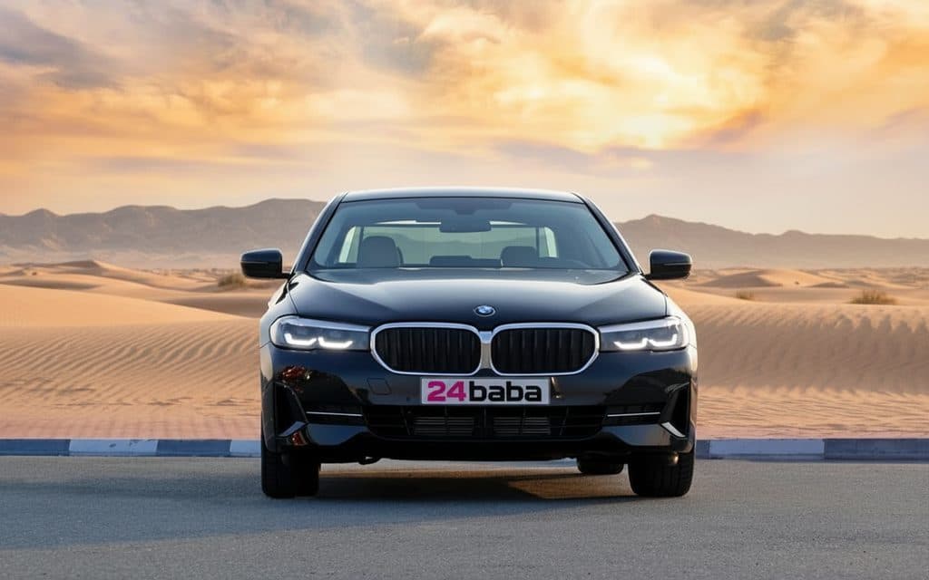 Bmw 520 2023 Black - rental in Dubai