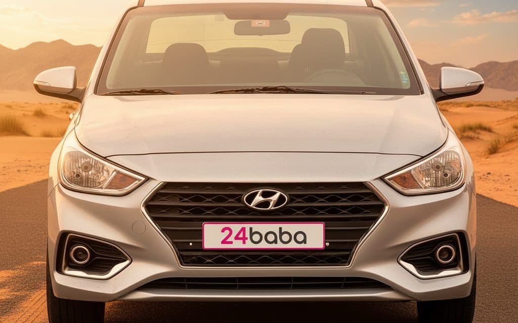 Rent Hyundai Accent 2020 Silver in Dubai