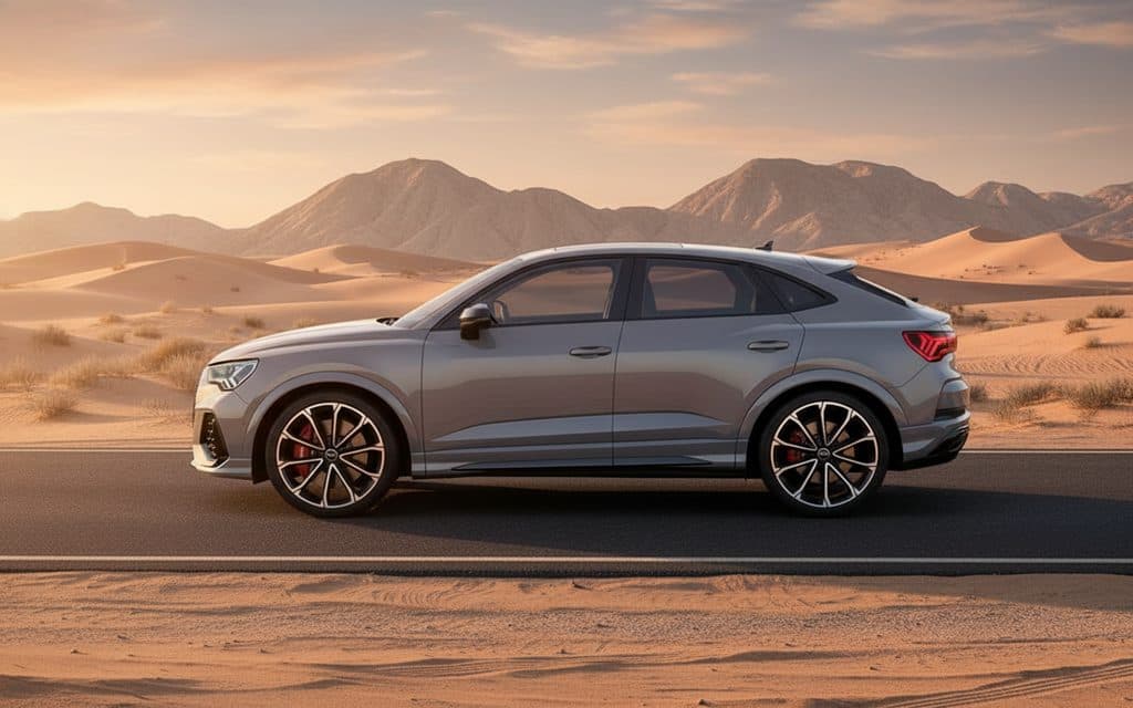 Audi RsQ3 2022 Grey side profile