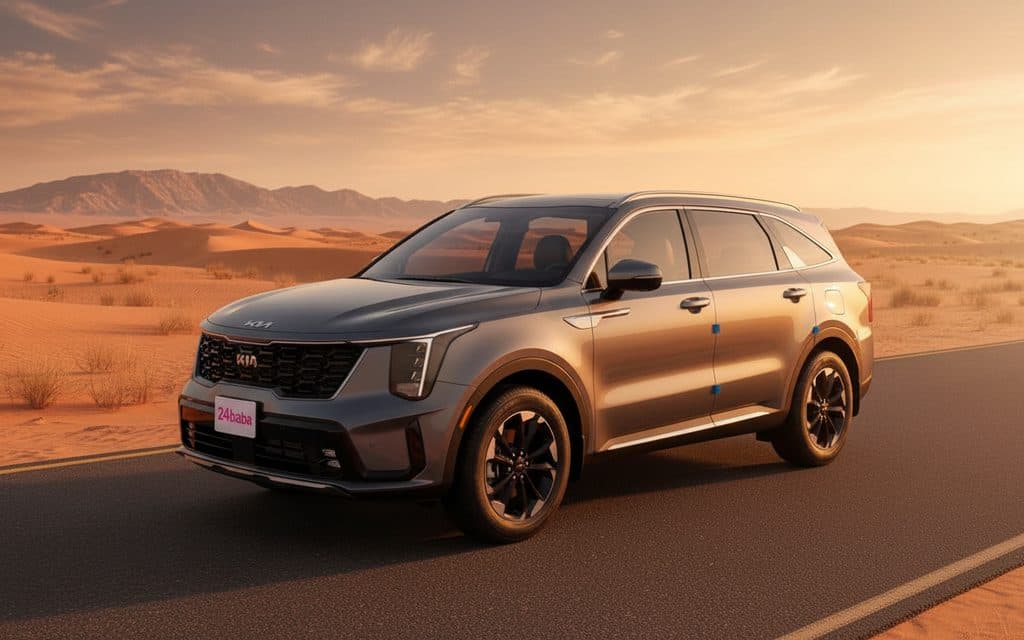 Kia Sorento 2024 Grey - rental in Dubai