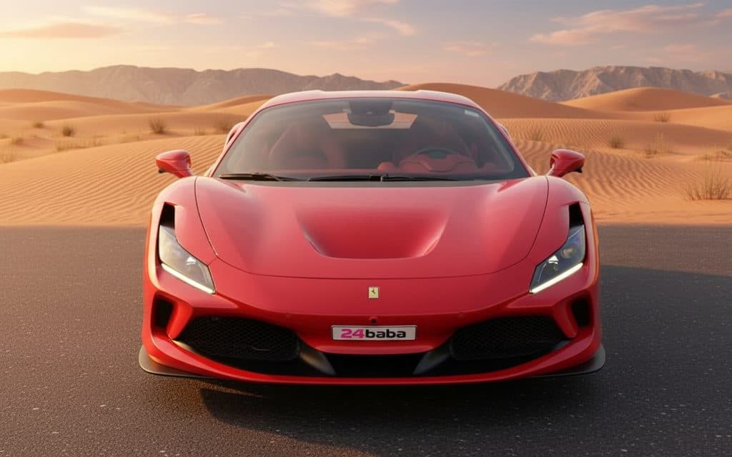 Ferrari F8 2022 Red cover image – rental in Dubai