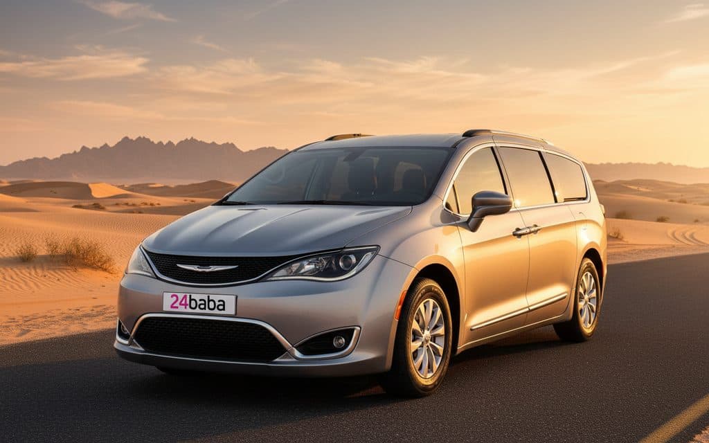 Hire Chrysler Pacifica 2025 Silver in Dubai