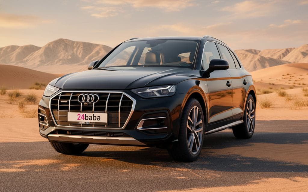 Audi Q5 2024 Black cover image – rental in Dubai