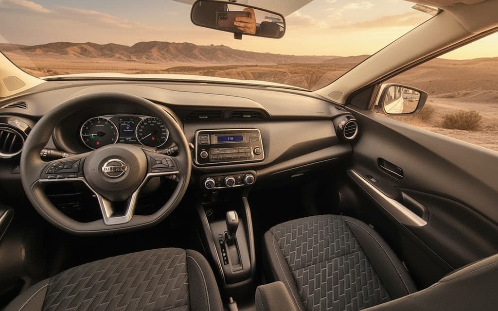 Nissan Kicks 2022 interior view showing trim