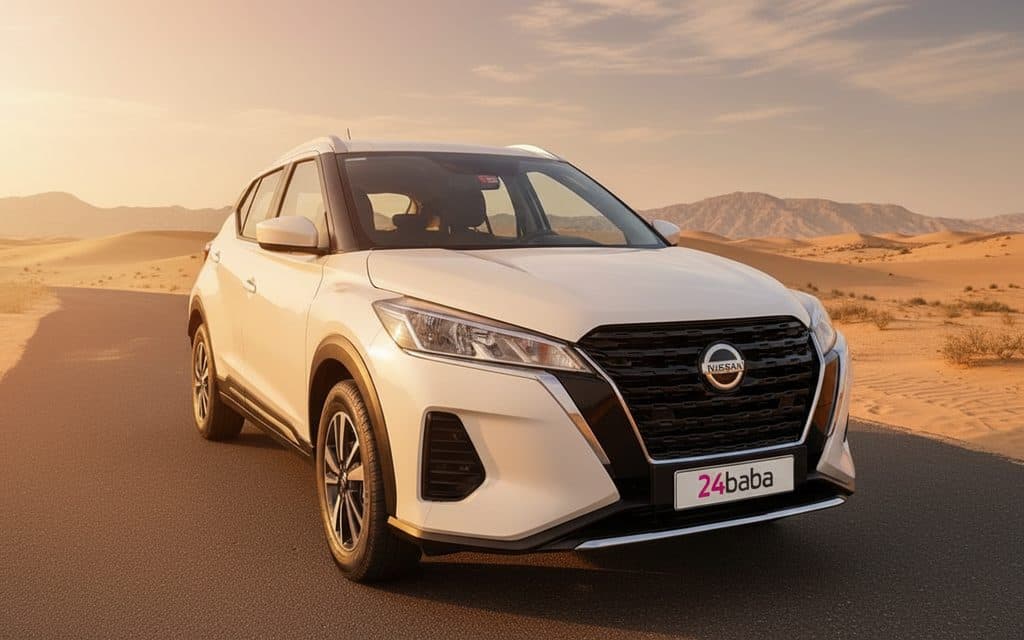 Nissan Kicks 2022 White front view with headlights