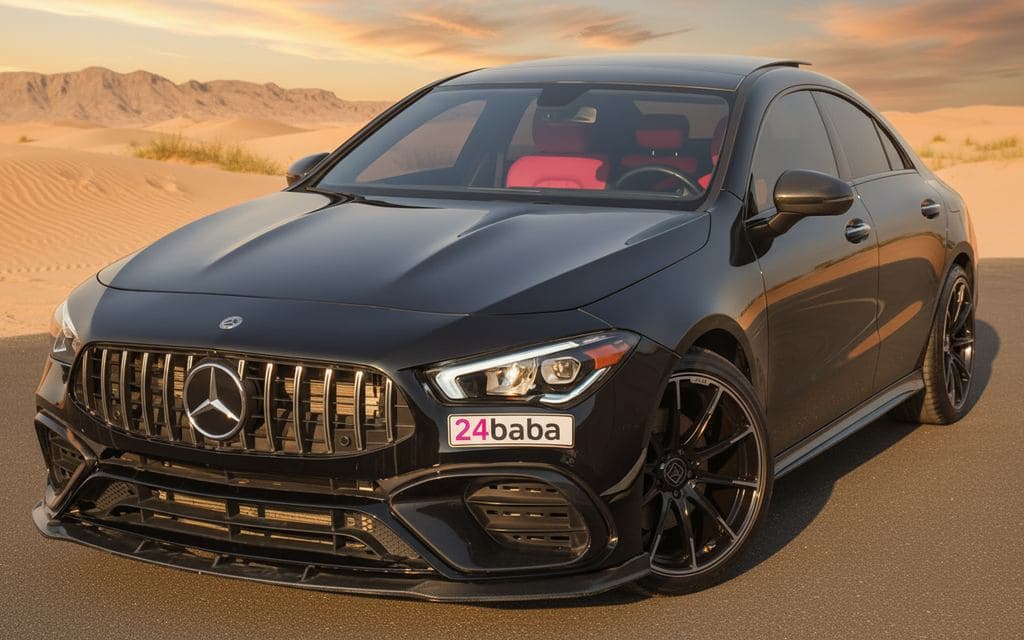 Hire Mercedes Cla250 2023 Black in Dubai