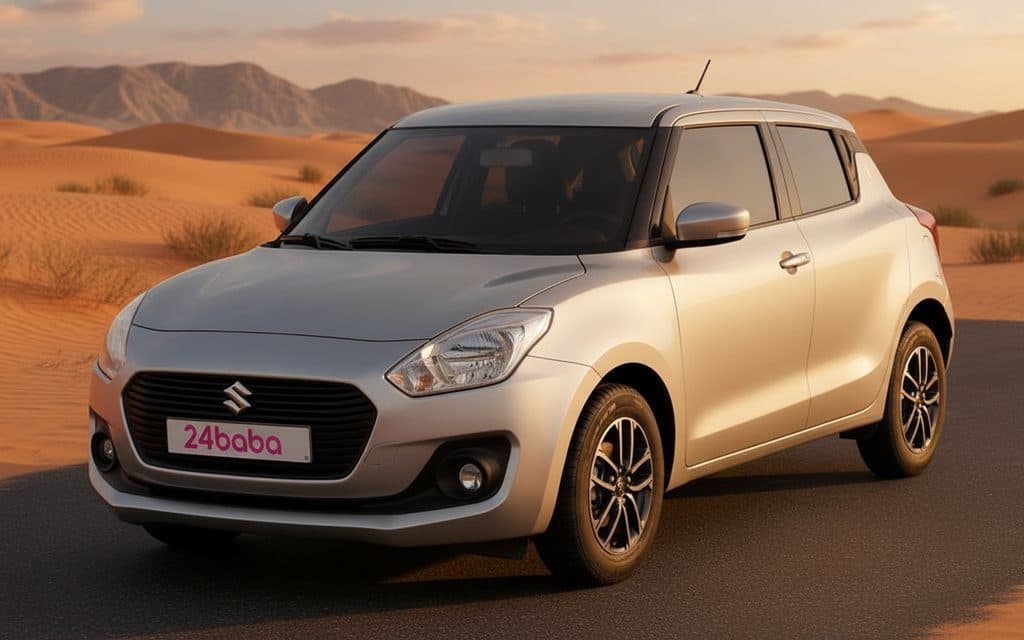 Rent Suzuki Swift 2023 Grey in Dubai