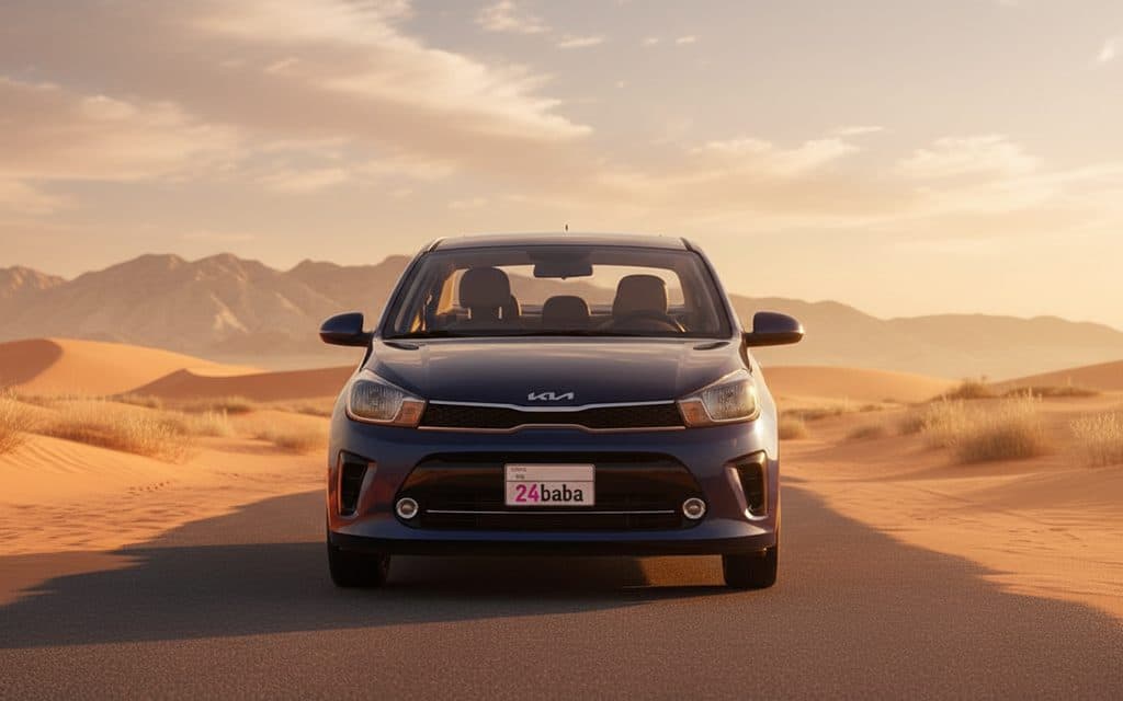 Kia Pegas 2025 Blue - rental in Dubai