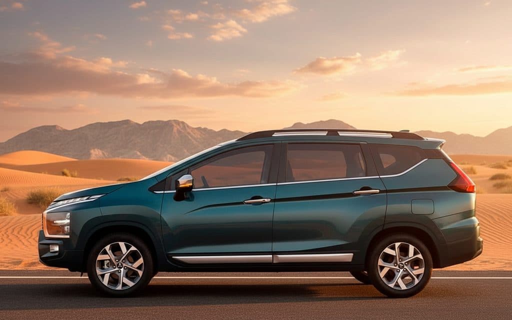 Mitsubishi Xpander 2024 Black side profile