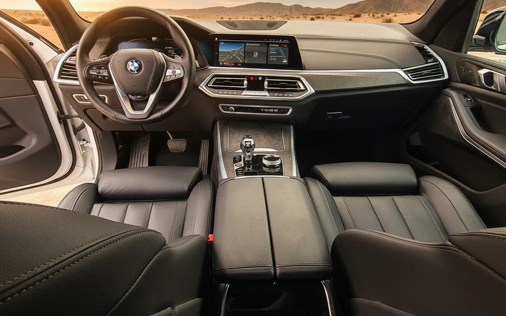 Bmw X5 2022 dashboard and infotainment