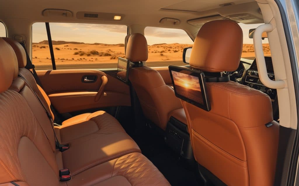 Nissan Patrol 2024 leather seats and cabin