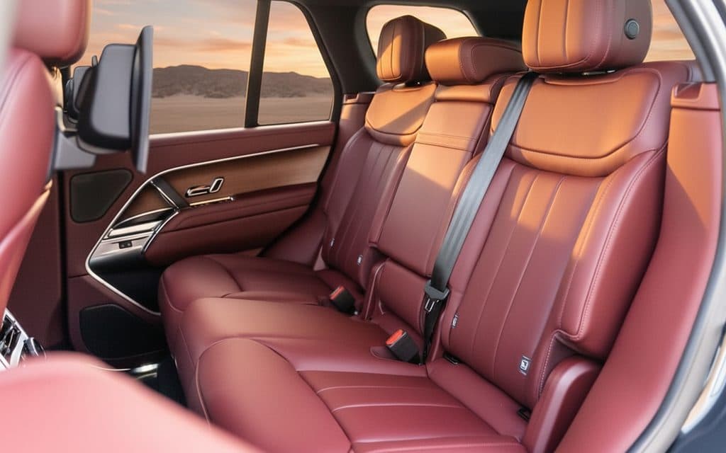 LandRover RangeRoverVogueHse 2025 leather seats and cabin – rental in Dubai