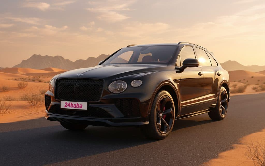 Bentley Bentayga 2025 Black - rental in Dubai