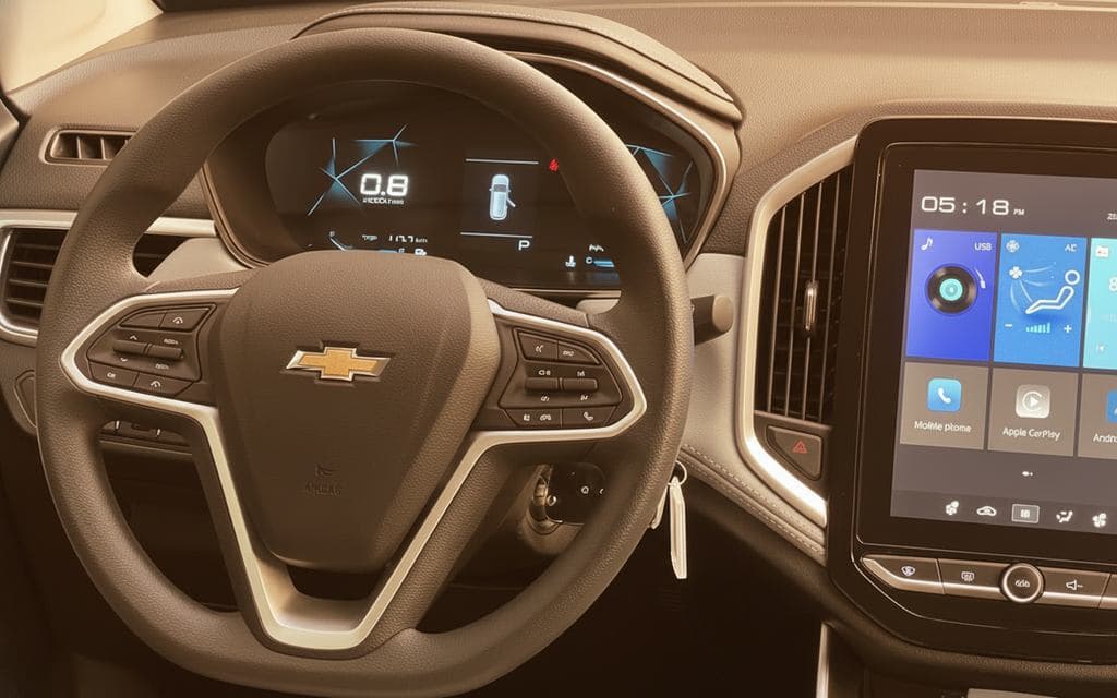 Chevrolet Captiva 2026 interior view showing trim