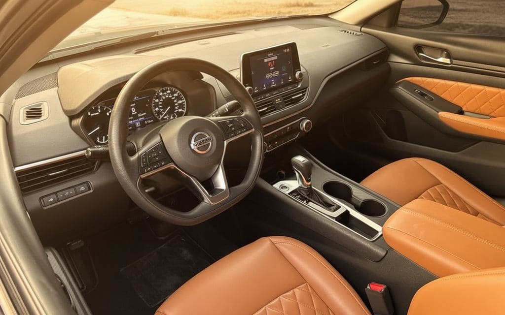 Nissan Altima 2020 interior view showing trim