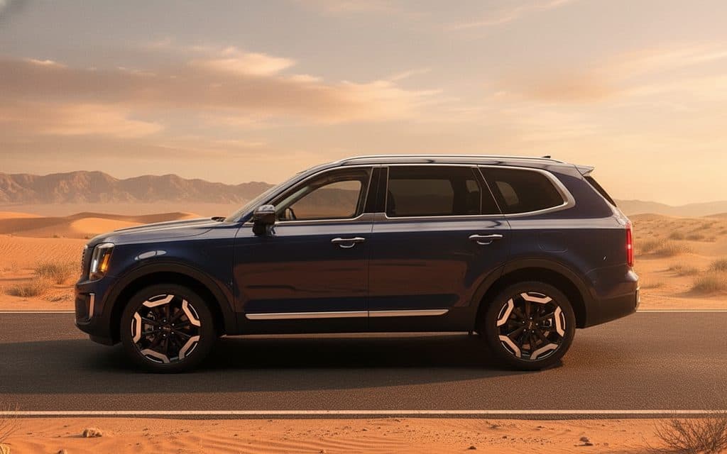 Kia Telluride 2023 Blue side profile